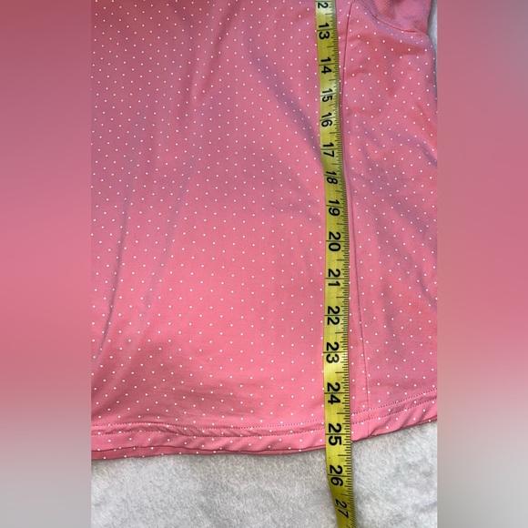 FootJoy Polo Pink Dotted Long Sleeve  Sz M 🩷 ⛳️ - Picture 6 of 7